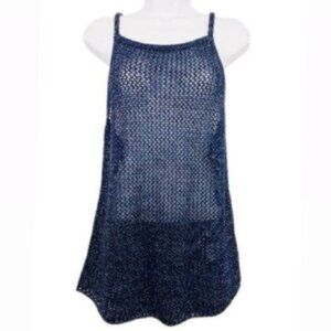 New! Gap Knitted Shimmer Spaghetti strap T…